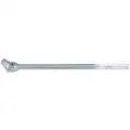 Wright Tool Breaker Bar, Drive Size 1", Alloy Steel, Chrome, Overall Length 26", Flexible