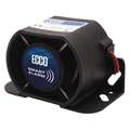 Ecco Back Up Alarm, 77 to 97dB, 12 to 24V DC Voltage, 0.7A Current Drawn, Black