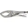 Curved Jaw Locking Pliers, Jaw Capacity: 3-1/8", Jaw Length: 3", Jaw Thickness: 1/2"