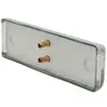 Grote 60291 Incandescent, Rectangular License Plate Light, Qty 2