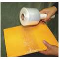Stretch Wrap, Hand Dispensed, 1-Side Cling, Standard, 3" x 1000 ft., Gauge: 80, Clear