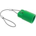Hubbell Wiring Device-Kellems 300/400A Female Single Pole Devices Protective Cap, Material: Thermoplastic Elastomer, Green