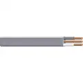 250 ft. Solid Nonmetallic Building Cable; Conductors: 2 with Ground, 12 AWG Wire Size, Gray