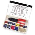 3M Wire Terminal Kit, Terminal Type: Vinyl Insulated, Number of Pieces: 134, Number of Sizes: 4
