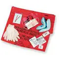 North Bloodborne Pathogen Refill Core Pack, Biohazard Bag, Red, 1 EA