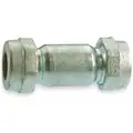 Compression Coupling: Steel, 3/4 in x 3/4 in Fitting Pipe Size, 4 in Overall Lg, IPS x CTS, EPDM