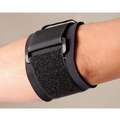 Elbow Support: M Ergonomic Support Size, Black, Single Strap, Fits 10 to 11 in