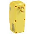 Power First Plug-In GFCI, 125VAC Voltage Rating, NEMA Plug Configuration: 5-15P, Number of Poles: 2