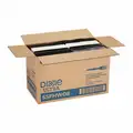 Dixie Heavy Weight Disposable Dispenser Cutlery, Unwrapped Plastic, Black, Ultra SmartStock, 960 P