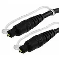 Monoprice 6 ft. S/PDIF Toslink Audio Cable, Black; For Use With Digital Optical Audio Equipment