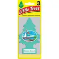 Little Trees Bayside Breeze Scented Air Freshener Card with String, Green, 3 PK