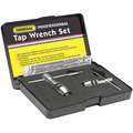 Tap Wrench: T, Sliding, 1/2 in Min. Tap Size, #0 Max. Tap Size, 1 7/8 in Overall Lg