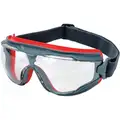 3M Goggle Gear Lens: Anti-Fog, ANSI Dust/Splash Rating D3/D4, Indirect, Gray, Universal Eyewear Size
