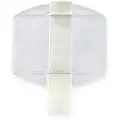 Battalion Arm Band Badge Holder: Vertical, Blank, Clear, Vinyl, 4 3/10 in L, 4 in W, 5 PK