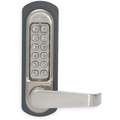 Mechanical Push Button Lockset, 12 Button, Vandal Resistant, Passage, Satin Stainless