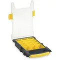 Compartment Box, Black/Yellow, 2-7/16"H x 8-3/8"L x 13-3/8"W, 1EA
