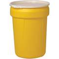 30 gal. Yellow Polyethylene Open Head Overpack Drum
