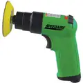 Speedaire Mini Air Polisher: 3 in Pad Size, 5/16"-24 Spindle Size, 2,100 RPM Free Speed, 1/4 in NPT