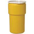 20 gal. Yellow Polyethylene Open Head Transport Drum