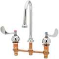 Gooseneck, Kitchen Sink Faucet, Bathroom Sink Faucet, Wristblade Faucet Handle Type, 2.20 gpm