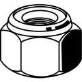 Hex Locknut,1/2-13,GR 8,Yz,PK25