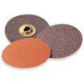 3M 1" Coated Quick Change Disc, TR Roll-On/Off Type 3, 60, Coarse, Aluminum Oxide, 1 EA