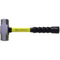 Nupla Double Face Sledge Hammer, 3 lb. Head Weight, 1-3/4" Head Width, 14" Overall Length