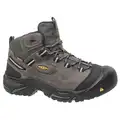 Keen Hiker Boot, 9-1/2, D, Men's, Gray, Steel Toe Type, 1 PR