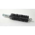 Tough Guy Flue Brush: Double Spiral/Double Stem, Tempered Wire, 4 1/2 in Brush Lg, 1/4 in (M) NPS