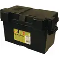 Quick Cable Battery Box: Commercial Vehicles/Standard Vehicles, 14 1/2 in Inside L, 7 1/4 in Inside Wd