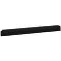Vikan Replacement Squeegee Blade: 20 in Squeegee Blade Wd, Foam Rubber, Black, Straight Double Blade