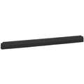 Vikan Replacement Squeegee Blade: 24 in Squeegee Blade Wd, Foam Rubber, Black, Straight Double Blade