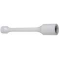 Westward Torque Socket: Impact Wrenches, Steel, Extension, 120 ft-lb Working Torque, 7/8 in, White