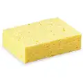 6" x 4-1/4" Cellulose Sponge, Yellow, 1EA