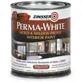 Semi-Gloss Interior Paint, Water, White, 1 qt.