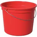 Encore Plastics Paint Pail: 5 qt Capacity, 6 5/8 in, 8 1/2 in Overall Lg, 9 1/4 in Overall Wd, HDPE