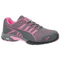 Puma Safety Shoes Athletic Shoe, 10, C, Women's, Gray, Steel Toe Type, 1 PR
