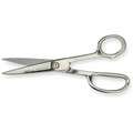 8-1/2" Right Hand Poultry Shear, Straight Handle Style, Sharp Tip Shape