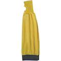 Kevlar Sleeve with Thumbhole, 22"L, Knitted Cuff, Yellow, Sleeve Size: Universal