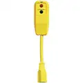 Power First Plug-In GFCI with Cord, 120VAC Voltage Rating, NEMA Plug Configuration: 5-15P, Number of Poles: 2