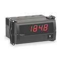 Simpson Electric Digital Panel Meter: DC Volt, Fits 1/8 DIN, 0 to 200 VDC Input, 1999 Span