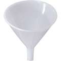 Spout Funnel: ABS, 16 fl oz Fluid Capacity, 5 in Overall Dia, 5 1/2 in Overall Ht, 2 in Spout Lg