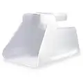 Scoop, Material Polyethylene, Fluid Capacity 3 qt, Color White