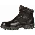 Rocky 6" Work Boot, 12, Wide, Men's, Black, Composite Toe Type, 1 PR