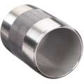 Nipple: Stainless Steel, 1 1/4" Nominal Pipe Size, 5 1/2" Overall Length, Threaded on Both Ends