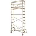 Werner Aluminum Scaffold Tower with 500 lb. Load Capacity, 15 ft. Platform Height