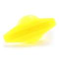Double Head Weatherstrip Retainer for Acura and Honda; 7 mm Stem Length, Yellow