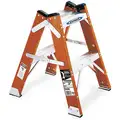 Werner 2-Step, Fiberglass Step Stand with 300 lb. Load Capacity, Orange/Silver
