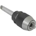 Keyless High Torque Drill Chuck, 0.039" to 0.512" Capacity, R8 Mounting Size