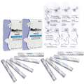 Hospeco Feminine Hygiene Starter Kit, 4 1/4" Length, 3 1/4" Width